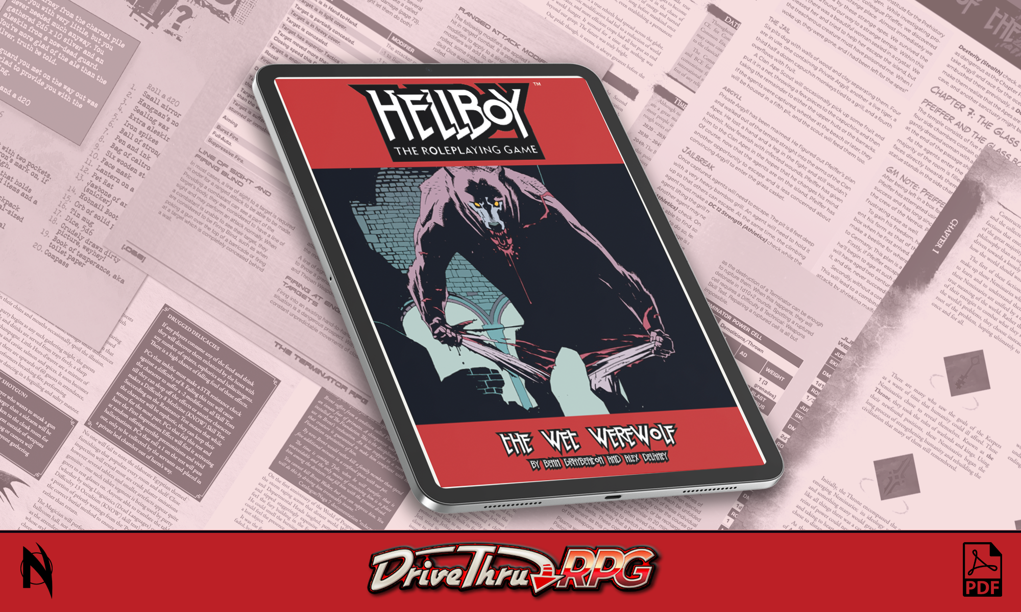 Hellboy: Korhonen Series, Part 2 – The Wet Werewolf on PDF