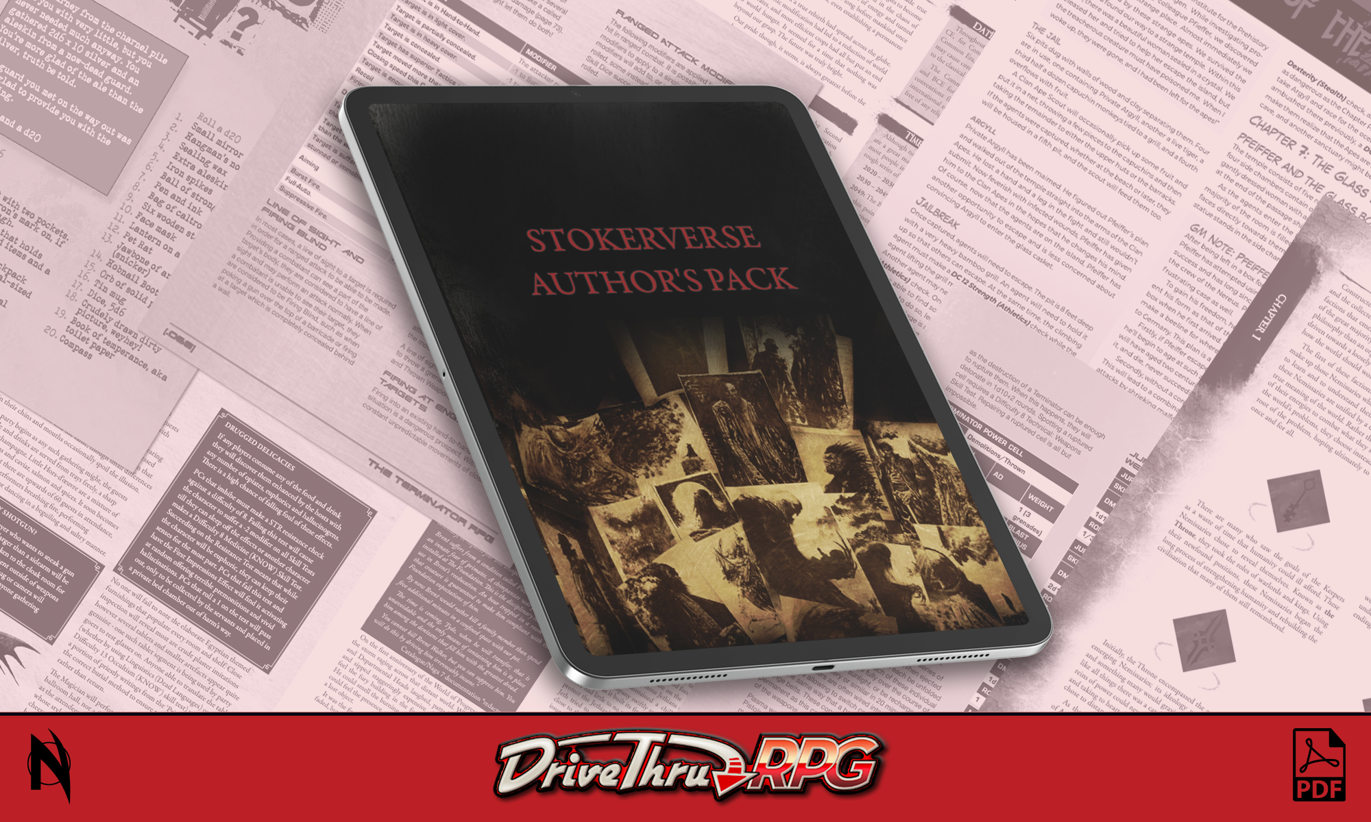 StokerVerse Roleplaying Game: Author’s Pack on PDF