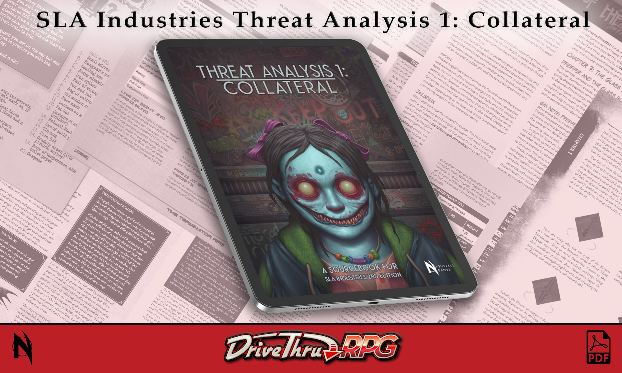 SLA Industries Threat Analysis 1: Collateral on PDF